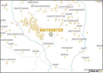 map of Whitewater