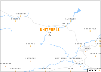 map of Whitewell