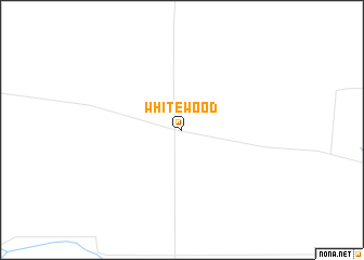 map of Whitewood