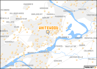 map of Whitewood