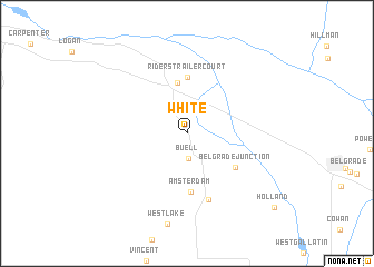 map of White