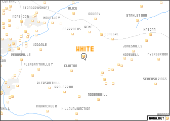 map of White