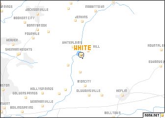 map of White