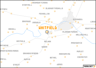 map of Whitfield