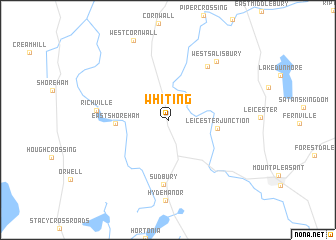 map of Whiting