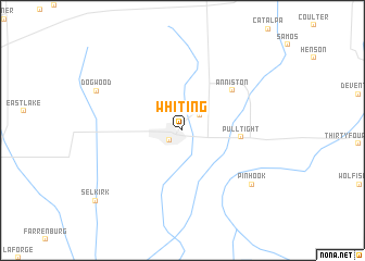 map of Whiting