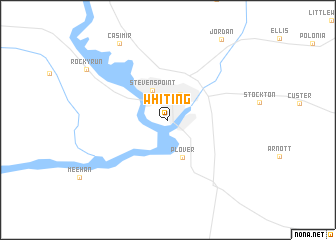 map of Whiting