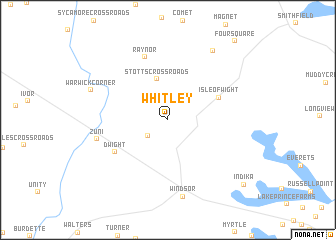 map of Whitley