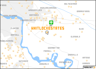 map of Whitlock Estates