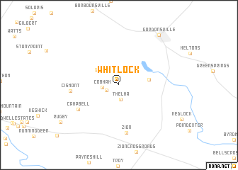 map of Whitlock