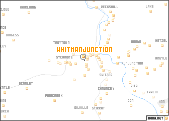 map of Whitman Junction