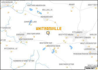 map of Whitmanville