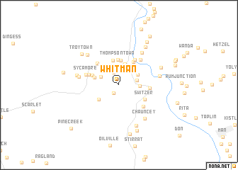 map of Whitman