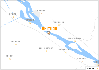 map of Whitman