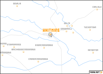 map of Whitmire