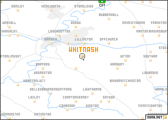 map of Whitnash
