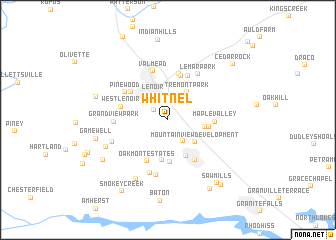 map of Whitnel