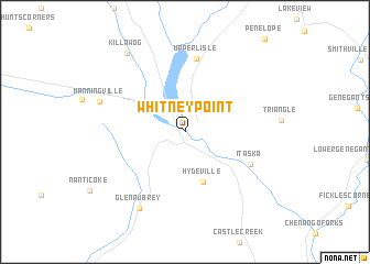 map of Whitney Point