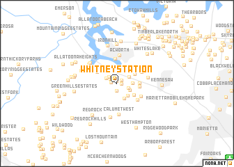 map of Whitney Station