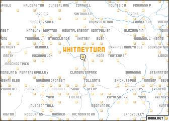 map of Whitney Turn