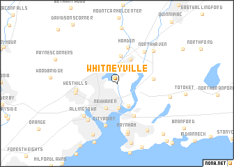 map of Whitneyville