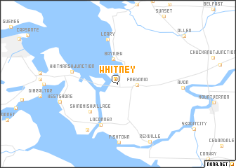 map of Whitney