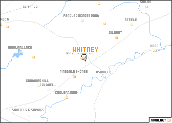 map of Whitney