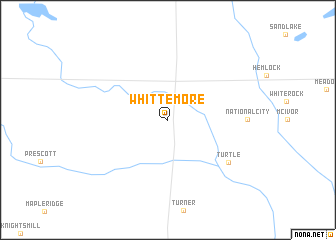 map of Whittemore