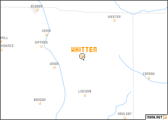 map of Whitten