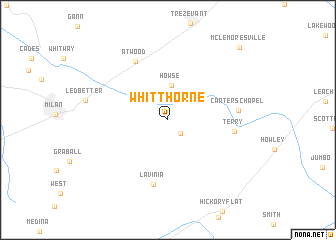 map of Whitthorne