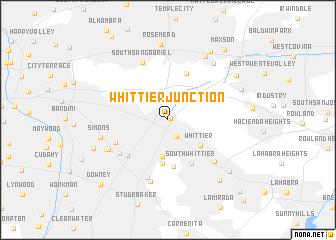 map of Whittier Junction