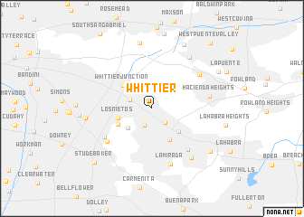 map of Whittier