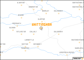 map of Whittingham