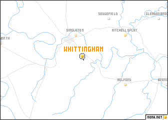 map of Whittingham