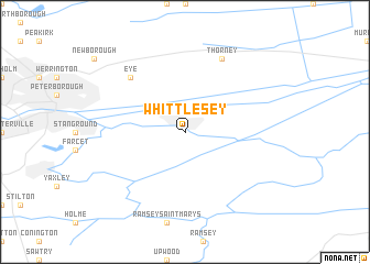 map of Whittlesey