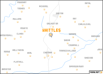 map of Whittles