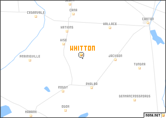 map of Whitton