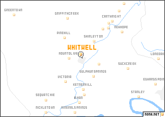 map of Whitwell