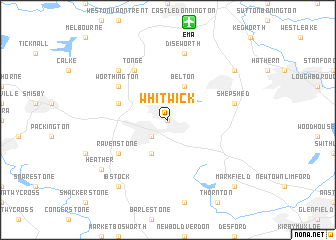 map of Whitwick