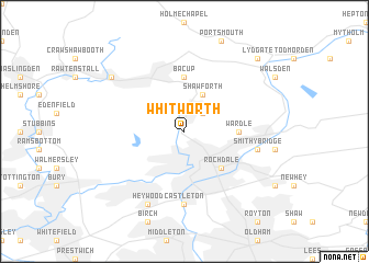 map of Whitworth