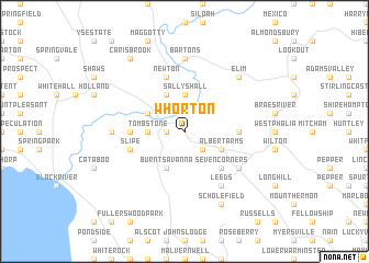 map of Whorton