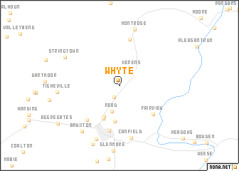 map of Whyte