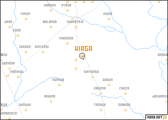 map of Wiaga