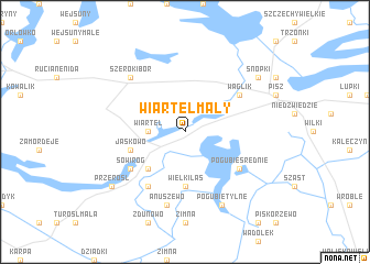 map of Wiartel Mały