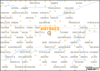 map of Wiatowice