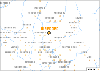 map of Wibegoro