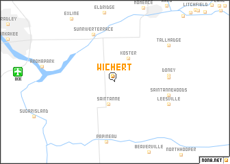 map of Wichert