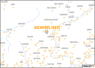 map of Wichkārli Seri