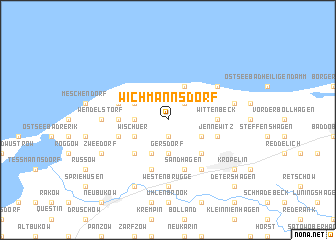 map of Wichmannsdorf