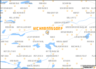 map of Wichmannsdorf
